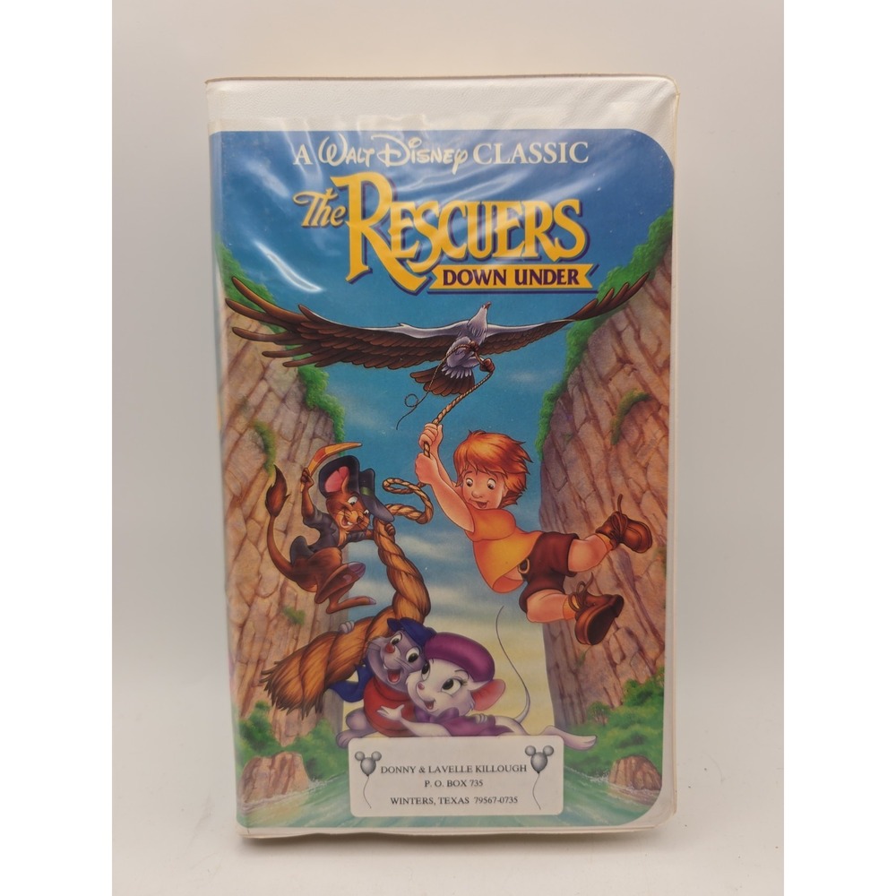 The Rescuers Down Under (VHS, 1991)